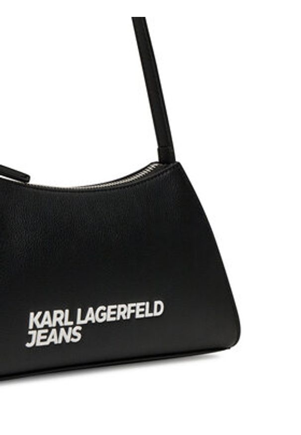 Karl Lagerfeld Jeans Torebka A2W30143 Czarny. Kolor: czarny. Materiał: skórzane