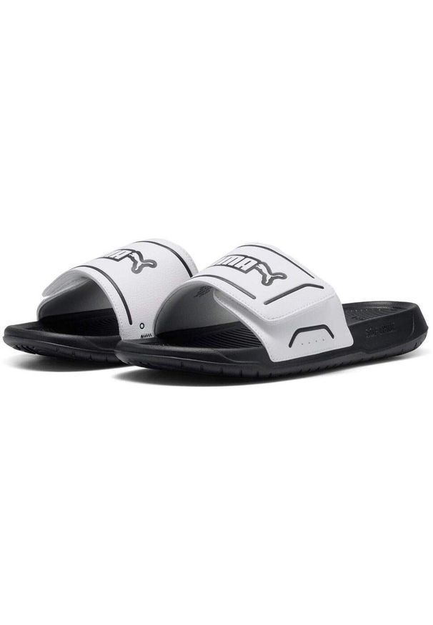 Plaskanie Puma Royalcat Comfort 2, Dla obu płci. Kolor: czarny. Materiał: syntetyk, materiał. Styl: sportowy