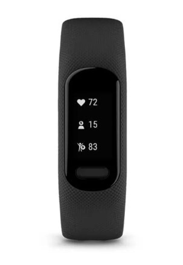 GARMIN - Garmin Vivosmart 5 czarny mały. Rodzaj zegarka: cyfrowe. Kolor: czarny. Styl: sportowy