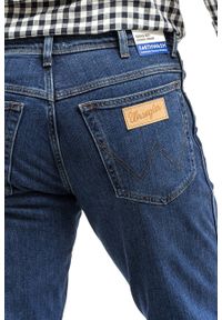 Wrangler - WRANGLER TEXAS MĘSKIE SPODNIE JEANSOWE THE MOMENT AUTHENTIC STRAIGHT W121OCR25 112319229. Okazja: na spotkanie biznesowe. Styl: biznesowy, elegancki
