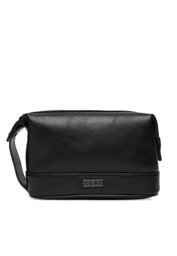 Guess Kosmetyczka PMBOCA P5456 Czarny. Kolor: czarny. Materiał: skóra