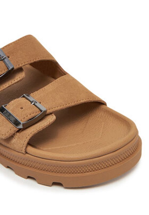 Palladium Klapki Dunelite Riviera Sde 74455-252-M Brązowy. Kolor: brązowy. Materiał: zamsz, skóra