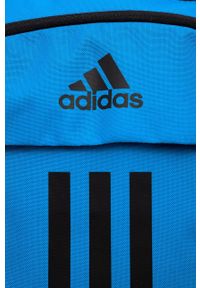 Adidas - adidas plecak duży wzorzysty. Kolor: niebieski. Materiał: materiał