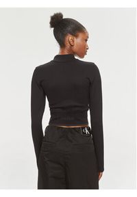 Calvin Klein Performance Bluza 00GWS4J406 Czarny Slim Fit. Kolor: czarny. Materiał: syntetyk #3