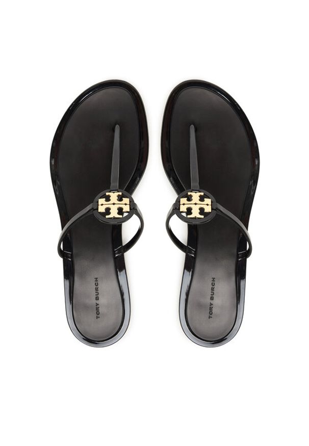 Tory Burch Japonki Mini Miller Jelly 166808 Czarny. Kolor: czarny. Materiał: syntetyk