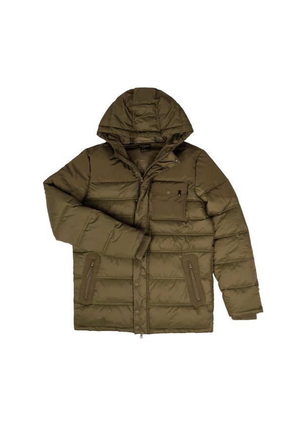 SPALDING - Kurtka puchowa Spalding. Kolor: zielony. Materiał: puch. Sezon: zima. Styl: elegancki