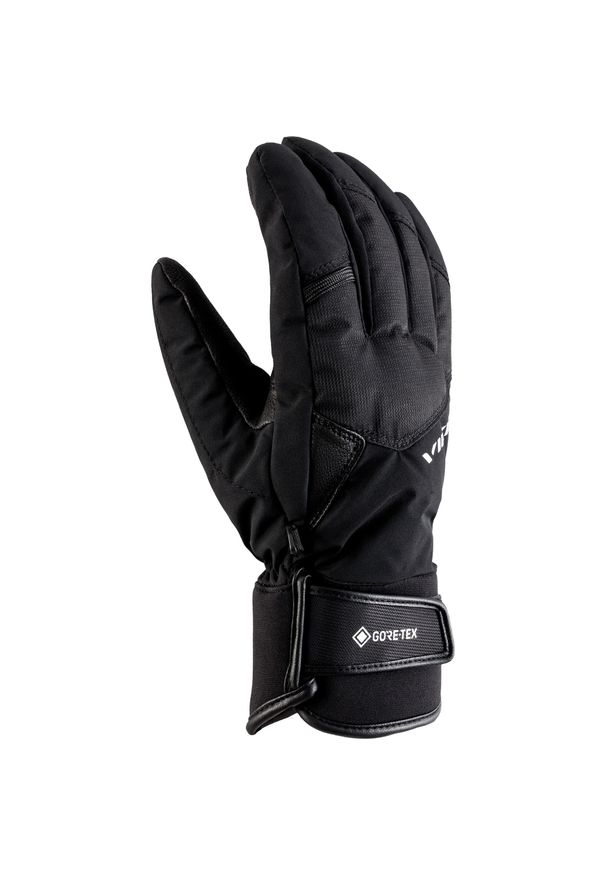 Rękawice narciarskie męskie Viking Branson z membraną Gore-Tex. Kolor: czarny. Technologia: Gore-Tex. Sezon: zima. Sport: narciarstwo