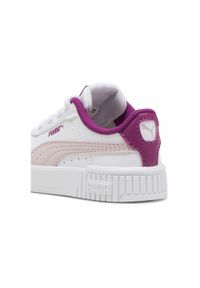 Puma - Niemowlęce sneakersy Carina 2.0 AC PUMA White Mauve Mist Magenta Gleam Pink. Kolor: biały, wielokolorowy, różowy