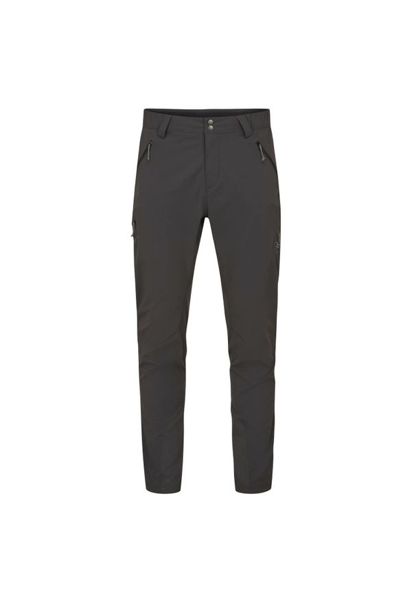 Spodnie softshellowe męskie Rab Ascendor Light Pants Regular. Kolor: szary. Sezon: jesień. Sport: turystyka piesza