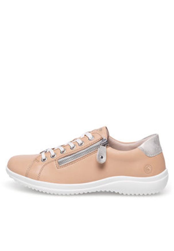 Remonte Sneakersy D1E03-20 Brązowy. Kolor: brązowy. Materiał: skóra