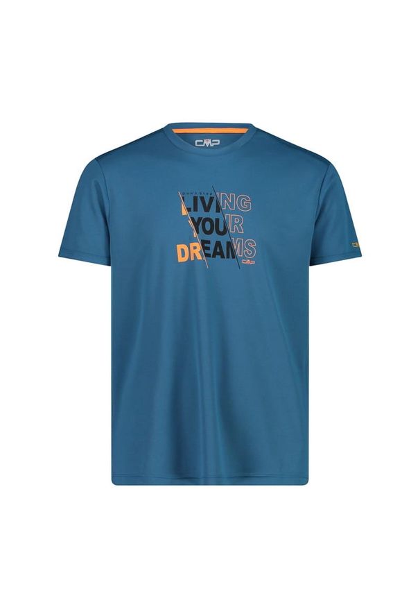 Koszulka męska CMP 30T5057. Kolor: niebieski. Sport: turystyka piesza