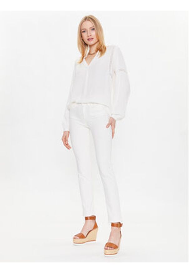 Salsa Jeansy 126821 Beżowy Slim Fit. Kolor: beżowy