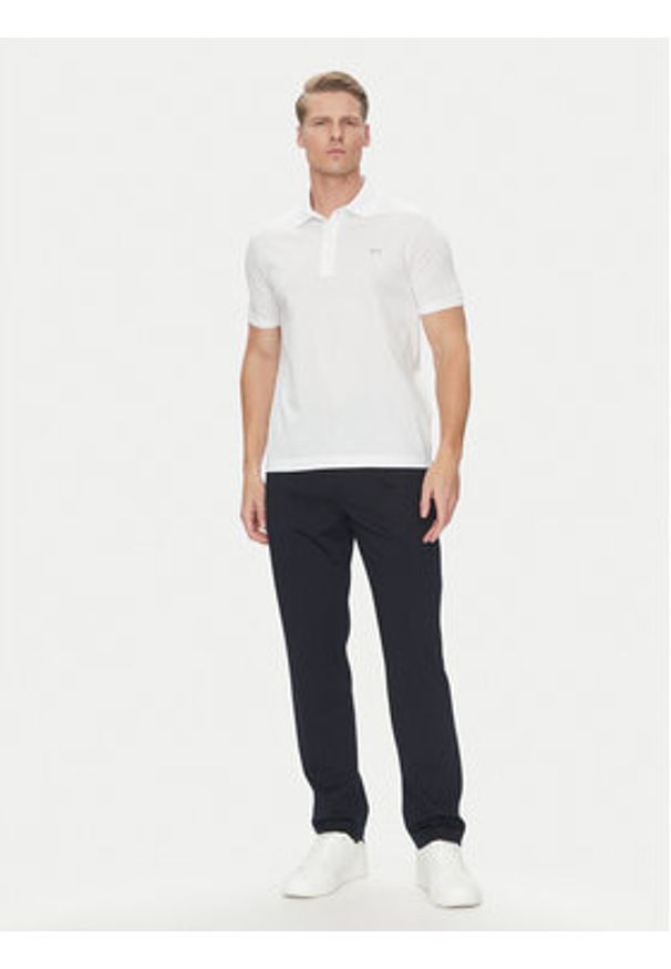PAUL & SHARK - Paul&Shark Polo 25411232 Biały Regular Fit. Typ kołnierza: polo. Kolor: biały. Materiał: bawełna