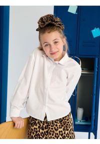 Sinsay - Koszula z marszczeniami - biały. Kolor: biały #1