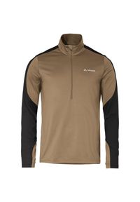 Vaude - Bluza VAUDE Livigno Halfzip. Kolor: beżowy. Sport: turystyka piesza