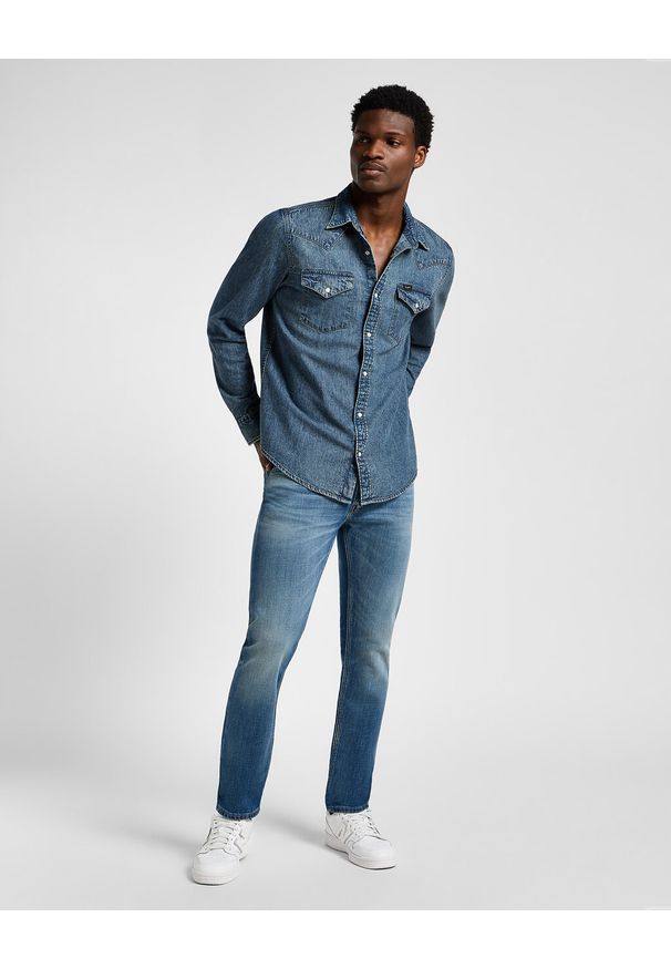 Lee - LEE LUKE MĘSKIE SPODNIE JEANSOWE JEANSY DŻINSY RISING TIDE 112358460 L719008606