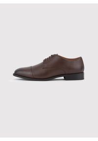Pako Lorente - PAKO LORENTE – Brązowe eleganckie buty męskie. Kolor: brązowy, czarny. Materiał: skóra. Styl: elegancki #4