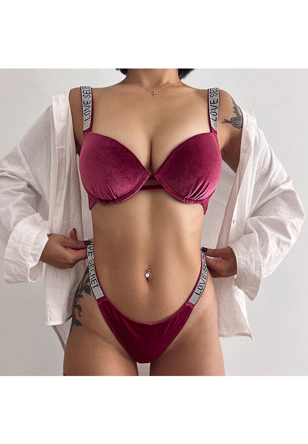 Intica - Bikini koronkowe z elastycznym wykończeniem czarne Barteldina. Kolor: czarny. Materiał: koronka. Wzór: koronka