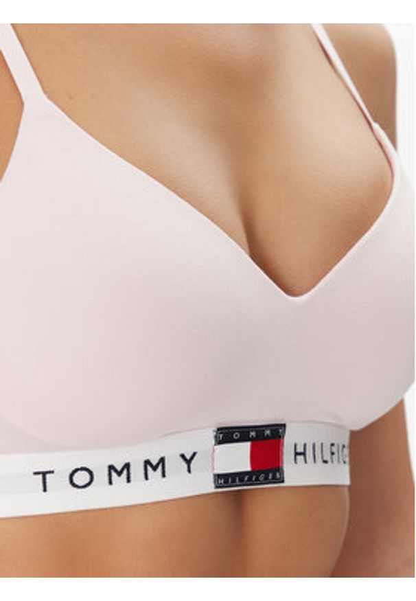 TOMMY HILFIGER - Tommy Hilfiger Biustonosz braletka UW0UW05715 Różowy. Kolor: różowy. Materiał: bawełna