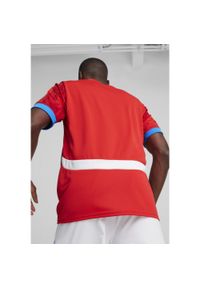 Puma - Koszulka domowa République Tchèque Euro 2024. Kolor: czerwony. Materiał: jersey. Sport: piłka nożna