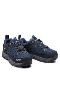 CMP Trekkingi Kids Rigel Low Trekking Shoes Wp 3Q13244 Granatowy. Kolor: niebieski. Materiał: skóra, zamsz