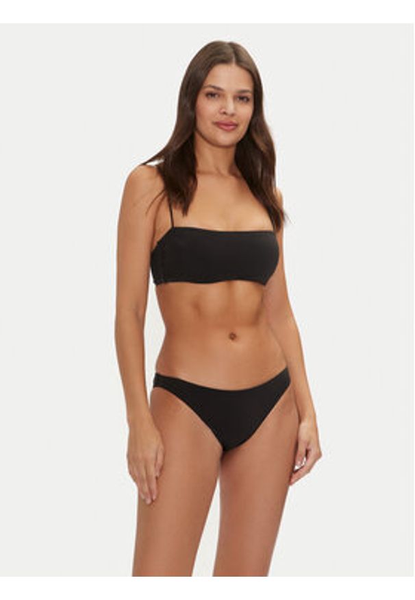 Calvin Klein Swimwear Dół od bikini KW0KW02740 Czarny. Kolor: czarny. Materiał: syntetyk