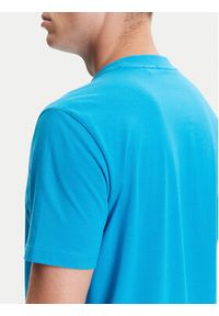 BOSS T-Shirt 50506373 Turkusowy Regular Fit. Kolor: turkusowy. Materiał: bawełna #4