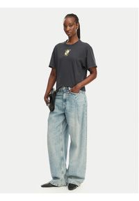 Hugo - HUGO T-Shirt Vintage Tee 24 50561264 Czarny Regular Fit. Kolor: czarny. Materiał: bawełna. Styl: vintage #3