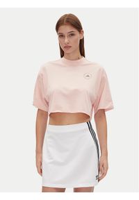 Adidas by Stella McCartney - adidas by Stella McCartney T-Shirt JJ0081 Różowy Oversize. Kolor: różowy. Materiał: bawełna