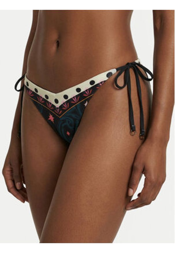 Maaji Dół od bikini Flamingo Night Sunshine PT5243SCC004 Czarny. Kolor: czarny. Materiał: syntetyk