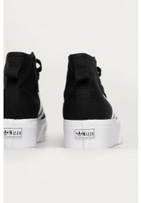 adidas Originals - Trampki Nizza Platform Mid FY2783 FY2783-BLK/WHT. Nosek buta: okrągły. Zapięcie: sznurówki. Kolor: czarny. Materiał: guma. Obcas: na platformie #4