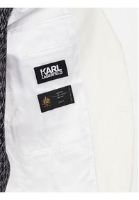 Karl Lagerfeld - KARL LAGERFELD Garnitur 105200 532036 Écru Regular Fit. Materiał: wełna