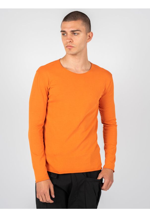 Xagon Man Longsleeve | P2308 2JX 2403 | Mężczyzna | Pomarańczowy. Okazja: na co dzień. Kolor: pomarańczowy. Materiał: bawełna, elastan. Długość rękawa: długi rękaw. Styl: casual