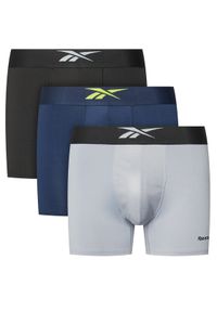 Reebok Komplet bielizny WARNER - AW24 (3-pack) Kolorowy. Materiał: poliester, syntetyk. Wzór: kolorowy #1