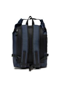 Tommy Jeans Plecak Tjm Daily + Rolltop Backpack AM0AM12120 Granatowy. Kolor: niebieski. Materiał: skóra #4