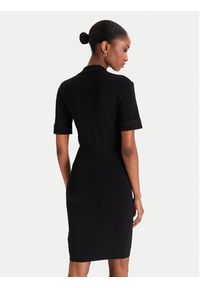 Guess Sukienka dzianinowa W5YK29 Z0130 Czarny Slim Fit. Kolor: czarny. Materiał: syntetyk #2