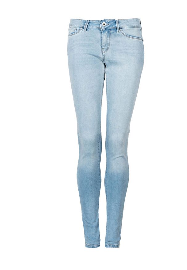 Pepe Jeans Jeansy "Soho" | PL210804PB72 | Soho | Kobieta | Błękitny. Kolor: niebieski. Wzór: aplikacja