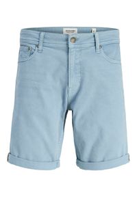 Jack & Jones - Jack&Jones Szorty jeansowe Rick 12274985 Błękitny Regular Fit. Kolor: niebieski. Materiał: bawełna