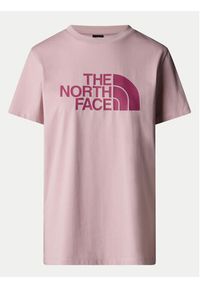 The North Face T-Shirt Easy NF0A8A6G Różowy Loose Fit. Kolor: różowy. Materiał: bawełna #4