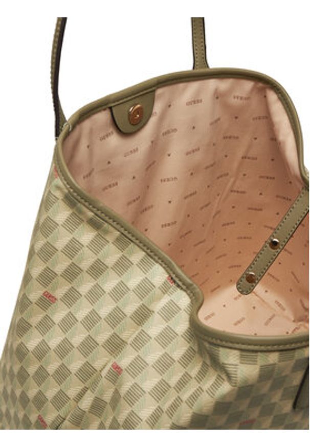 Guess Torebka HWJT93 44290 Zielony. Kolor: zielony. Materiał: skórzane