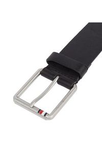 TOMMY HILFIGER - Tommy Hilfiger Pasek Męski Casual 4.0 AM0AM11466 Czarny. Kolor: czarny. Materiał: skóra. Styl: casual #2
