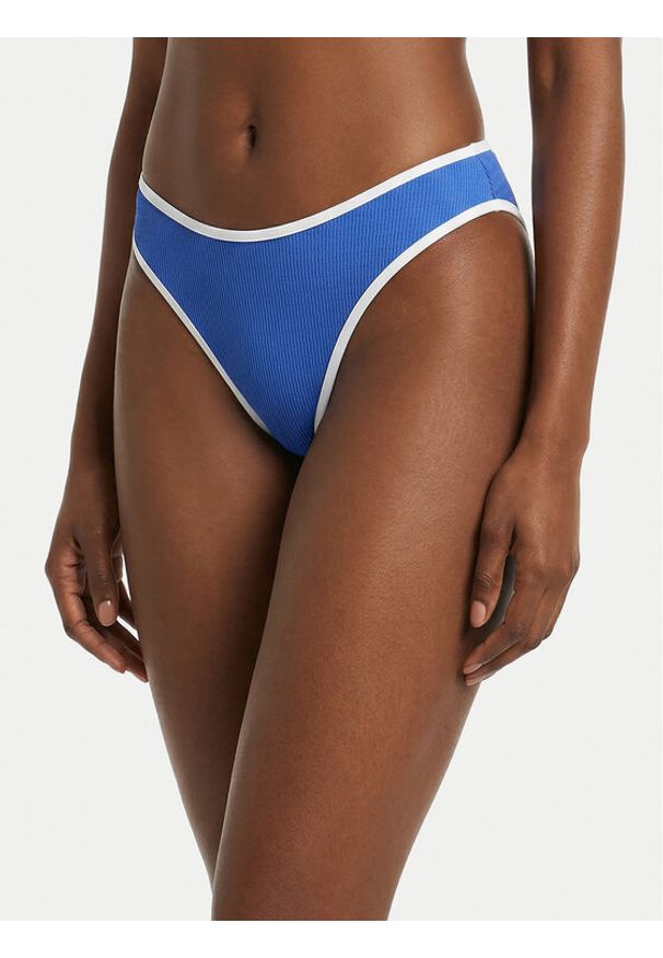 Seafolly Dół od bikini Beach Bound 40753-072 Niebieski. Kolor: niebieski. Materiał: syntetyk
