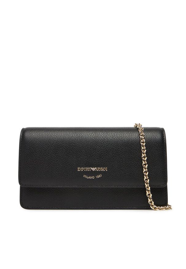 Emporio Armani Torebka EW003036 AF19568 UC001 Czarny. Kolor: czarny. Materiał: skórzane