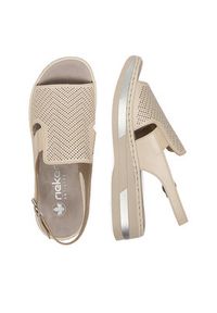 Rieker Sandały CEO-V5951-60 Kremowy. Kolor: kremowy. Materiał: syntetyk, skóra #7