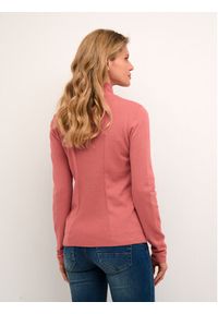 Cream Sweter Crdela High Neck 10610647 Różowy Straight Fit. Kolor: różowy. Materiał: wiskoza