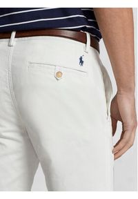 Polo Ralph Lauren Chinosy 710704176094 Biały Slim Fit. Kolor: biały. Materiał: bawełna