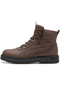 Buty Puma Desierto V3 Flat, Dla obu płci. Kolor: brązowy. Materiał: skóra ekologiczna, materiał. Sport: fitness