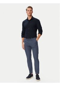 BOSS Koszula P-Hank-Sp-261 50556106 Granatowy Slim Fit. Kolor: niebieski. Materiał: bawełna #5