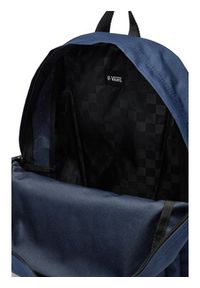Vans Plecak Old Skool Print Backpack VN000H50LKZ1 Granatowy. Kolor: niebieski. Materiał: materiał. Wzór: nadruk #5