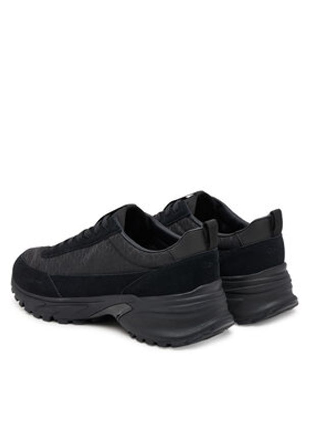 Calvin Klein Sneakersy Hike Runner Casual NY-Su Aop YM0YM01378 Czarny. Okazja: na co dzień. Kolor: czarny. Materiał: materiał
